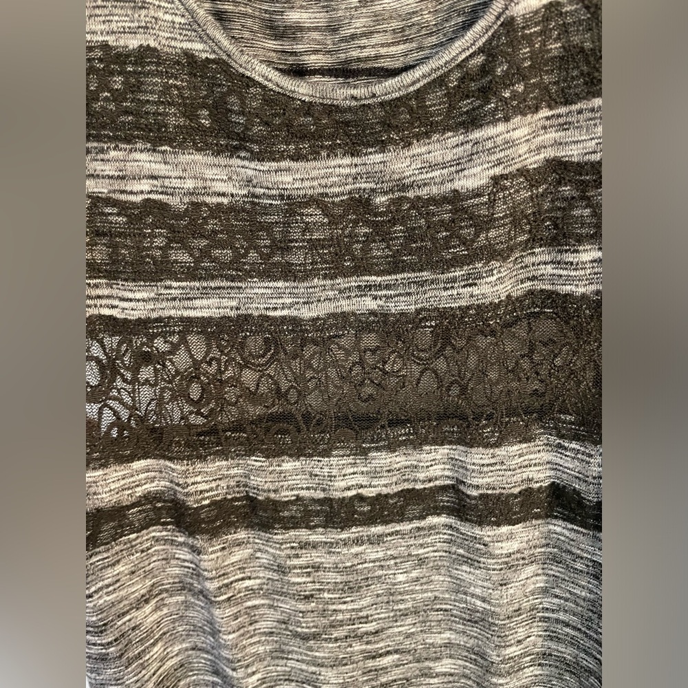 Free people hazy days, space dyed grey and lace Maxi dress, Size small - Picture 9 of 11